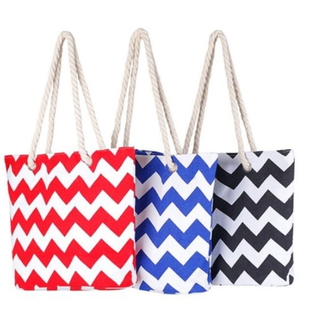 Chevron Tote Shoulder Bag (3 colors)